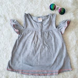 Girls Cold Shoulder Tshirt